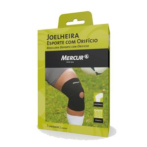 Joelheira Esporte Com Orifício Mercur Pequeno