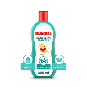 Shampoo Huggies Extra Suave Para Bebê 200ml