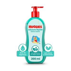 Sabonete Líquido Huggies Extra Suave Para Bebê 200ml