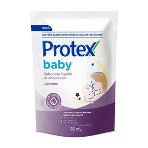 Sabonete Líquido Protex Baby Lavanda Refil 180ml