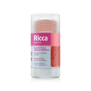 Bastão Facial Ricca Argila Vermelha 30g