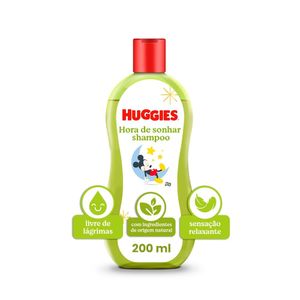 Shampoo Huggies Hora De Sonhar Para Bebê 200ml