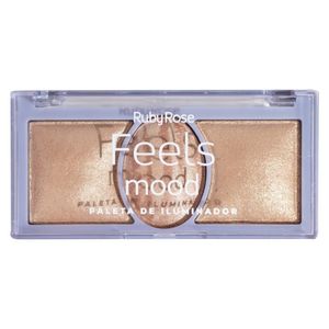 Paleta De Iluminador Feels Mood Ruby Rose Hb 7530/2 9g