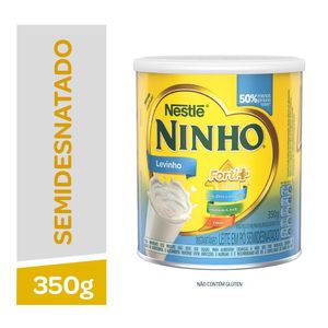 Leite Em Pó Instantâneo Semidesnatado Ninho Levinho Forti+ Lata 350g