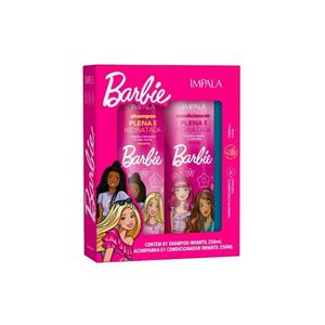 Kit Shampoo Infantil 250ml + Condicionador 250ml Barbie Impala Todos Os Tipos De Cabelos