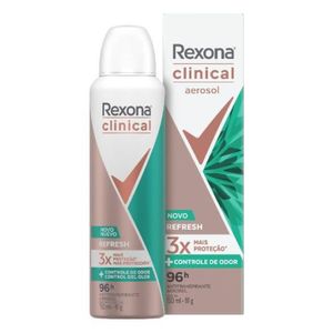 Desodorante Aerossol Rexona Clinical Refresh 96h 150ml