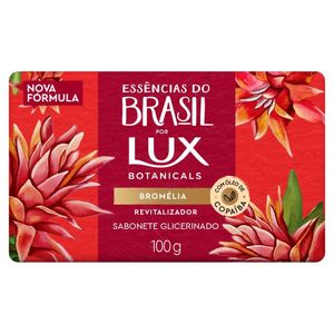 Sabonete Em Barra Lux Essências Do Brasil Bromélia 100g