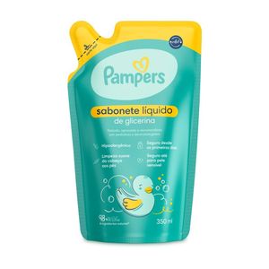 Sabonete Líquido Pampers Glicerina 350ml - Refil