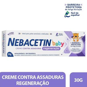 Creme Contra Assaduras Regeneração Nebacetin Baby 30g