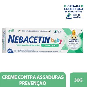 Creme Preventivo Contra Assaduras Nebacetin Baby 30g