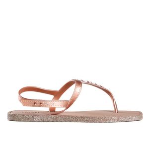 Chinelo Feminino Colcci Com Glitter Rose