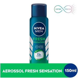 Desodorante Antitranspirante Nivea Men Aerossol Fresh Sensation 150ml