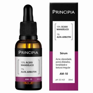 Sérum Facial Principia 10% Ácido Mandélico + Alfa-arbutin Am-10 30ml