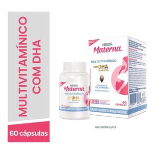 Suplemento Adulto Materna Multivitamínico Com Dha 60 Unidades