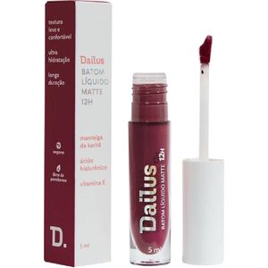 Batom Liquido Dailus Matte 12hrs Sapatilha 5ml