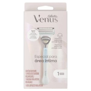 Aparelho Depilatório Recarregavel Gillette Venus Íntima Com Uma Unidade