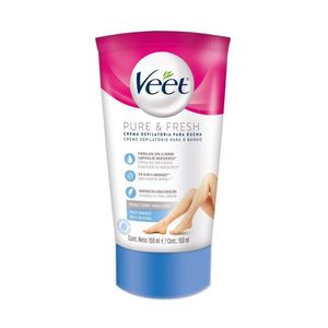 Creme Depilatório Para Banho Veet Peles Delicadas 150ml
