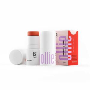 Ollie Bastão 3 Em 1 Blush, Batom E Sombra Fps 95 Coral