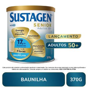 Complemento Alimentar Sustagen Senior Sabor Baunilha Lata 370g