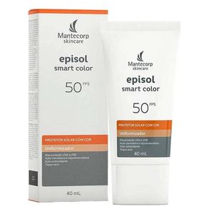 Protetor Solar Facial Episol Smart Color Fps 50 40ml