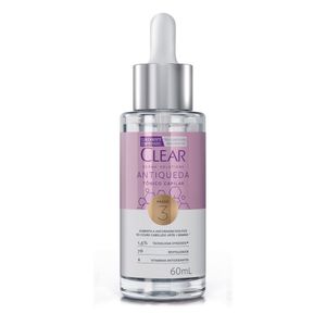 Tônico Capilar Clear Women Derma Solution Antiqueda Com 60ml