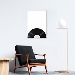 Quadro Disco de Vinil 43x30 Sem Moldura