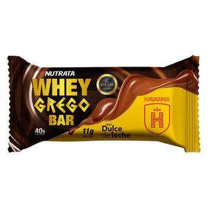 Barra De Proteína Whey Grego Havanna Doce De Leite 40g