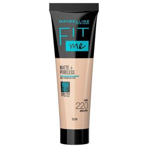Base Líquida Maybelline Ny Fit Me Matte Fps 22 Cor 220 30ml