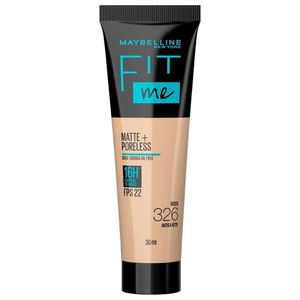 Base Líquida Maybelline Ny Fit Me Matte Fps 22 Cor 326 30ml