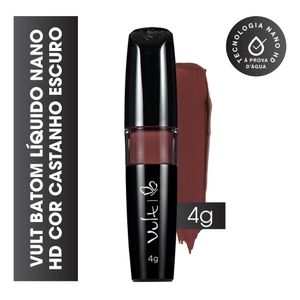 Vult Batom Liquido Matte Nano Hd Castanho Escuro 5ml