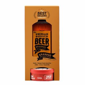 Kit Qod Premium Beer Shampoo E Pomada