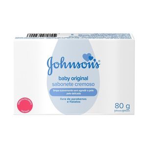 Sabonete Em Barra Johnsons Baby Original 80 G