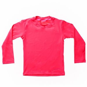 Camisa Banho Bup Baby Fps50 Manga Longa Pink G(18 - 24 Meses)