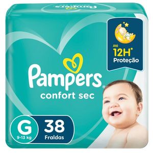 Fralda Pampers Confort Sec Mega G Com 38 Unidades