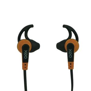 Fone De Ouvido Intra Auricular Esportivo Com Microfone Oex Sprint Fn206 - Laranja