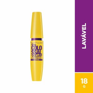 Máscara De Cílios Maybelline The Colossal Volum Express Lavável Preto 9,2ml