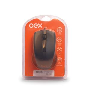 Mouse Com Fio 1000 Dpi Oex Ms100 - Preto