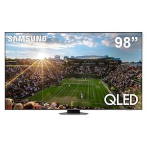 Smart TV QLED 98" 4K Samsung 98Q80C com Processador com IA, Gaming Hub, FreeSyncm, SmartThings Wi-Fi Bluetooth USB