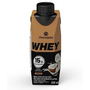 Bebida Proteica Piracanjuba Whey 15g Coco 250ml