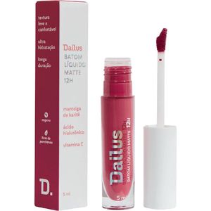 Batom Liquido Dailus Matte 12hrs Magenta 5ml