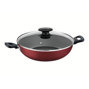 Panela Wok Tramontina Loreto Antiaderente Vermelho 28cm