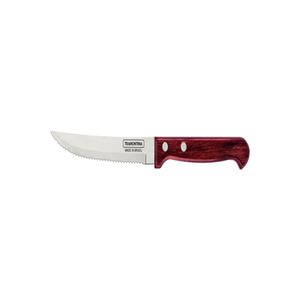 Faca Churrasco Inox 5 Polywood Vermelho Tramontina