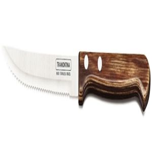 Faca Churrasco Inox 5 Polywood Castanho Tramontina