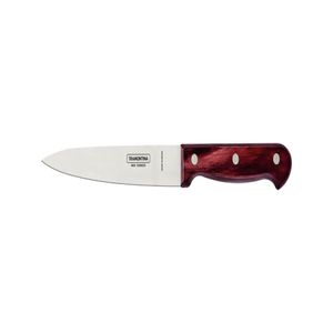 Faca Utility Inox 6 Polywood Vermelho Tramontina