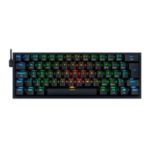 Teclado Gamer Mecanico Redragon K616 FIZZ PRO RGB Preto Switch Azul