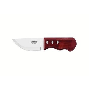 Faca Churrasco Jumbo Inox 5 Polywood Vermelho Tramontina