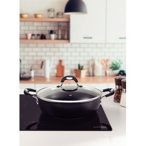 Arrozeira Tramontina Mônaco Antiaderente Preto com Tampa 28 cm 4,2 L