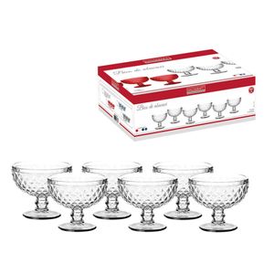 Jogo 6 Taça C/ Pé 390Ml Transparente Hauskraft