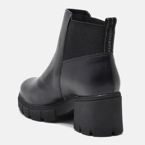 Bota Feminina Via Marte Salto Tratorado 001-001-01 Preto