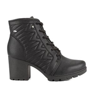Coturno Dakota Salto Bloco G9602 Preto
